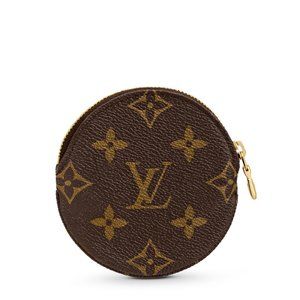 Authentic Louis Vuitton Monogram Round Coin Purse